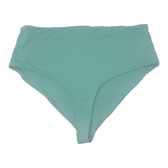 NWOT Dippin Daisys Seashore Bottom High Waist High Cut in Eucalyptus Green Sz 1X - Picture 6 of 7